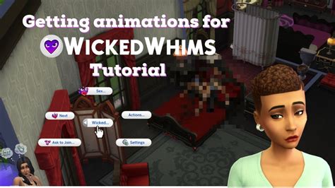 You can request 5 individual, couple or group animations (no more than 4 sims) PER MONTH ONLY COMPATIBLE WITH WICKED WHIMS MOD You can request effects and animations of objects. . Wiked whims animations